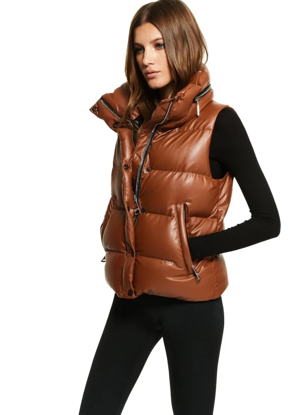 Vegan Leather Tracey Vest