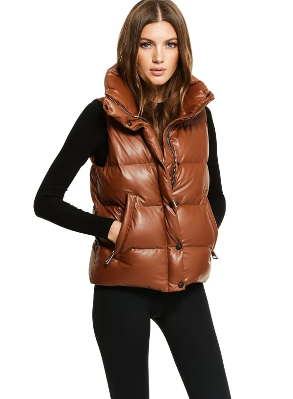 Vegan Leather Tracey Vest