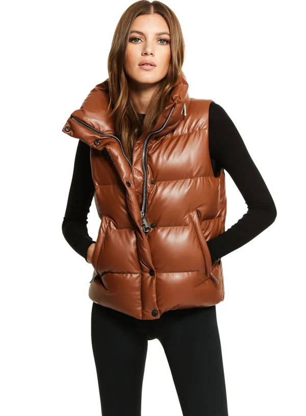 Vegan Leather Tracey Vest